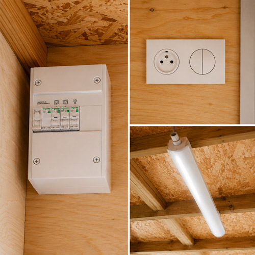 Pack electrique abri de jardin dacri vendee